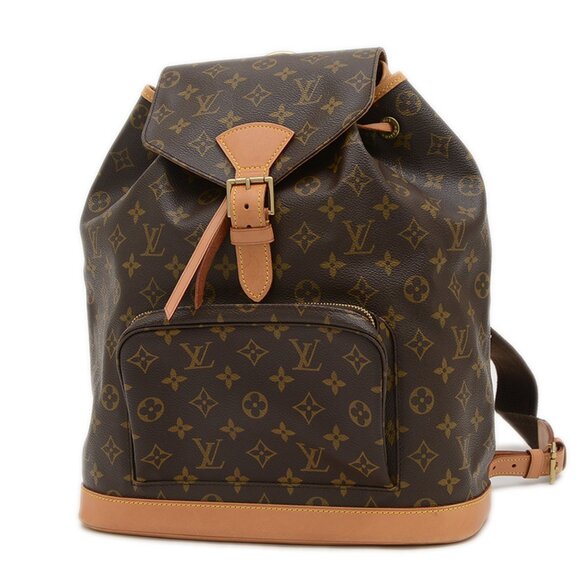 LOUIS VUITTON Brown Monogram Backpack - Picture 1 of 10